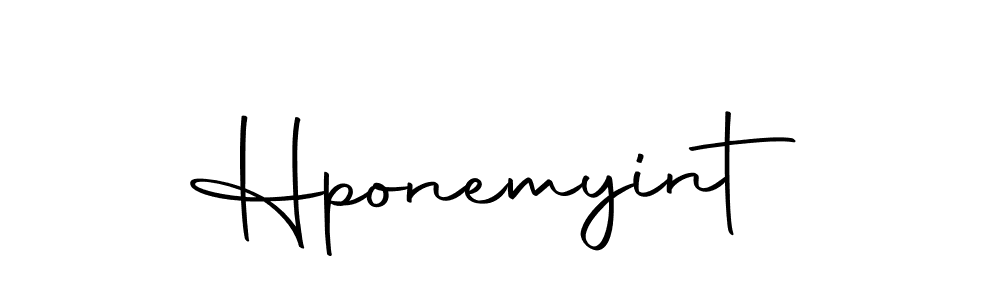 Use a signature maker to create a handwritten signature online. With this signature software, you can design (Autography-DOLnW) your own signature for name Hponemyint. Hponemyint signature style 10 images and pictures png