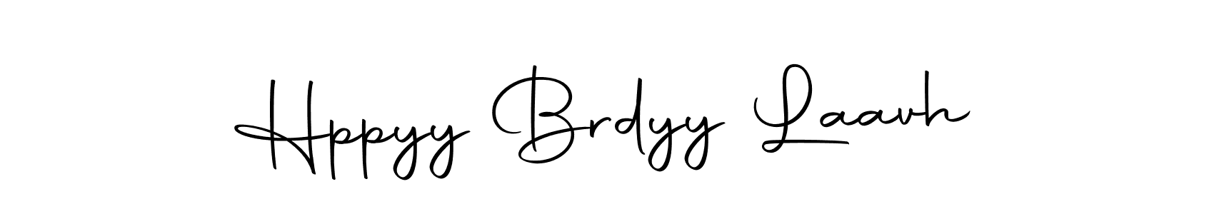 Create a beautiful signature design for name Hppyy Brdyy Laavh. With this signature (Autography-DOLnW) fonts, you can make a handwritten signature for free. Hppyy Brdyy Laavh signature style 10 images and pictures png