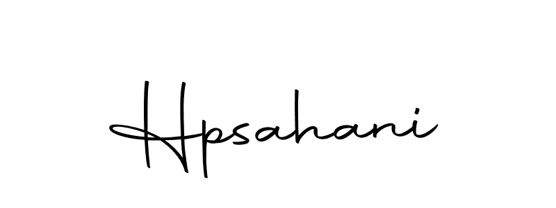 Make a beautiful signature design for name Hpsahani. With this signature (Autography-DOLnW) style, you can create a handwritten signature for free. Hpsahani signature style 10 images and pictures png