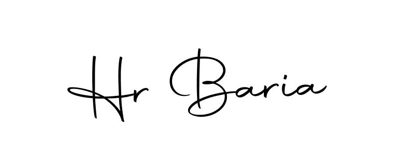 Hr Baria stylish signature style. Best Handwritten Sign (Autography-DOLnW) for my name. Handwritten Signature Collection Ideas for my name Hr Baria. Hr Baria signature style 10 images and pictures png