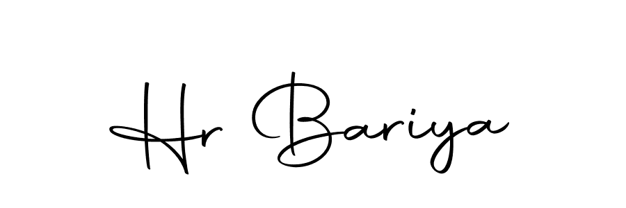 You can use this online signature creator to create a handwritten signature for the name Hr Bariya. This is the best online autograph maker. Hr Bariya signature style 10 images and pictures png