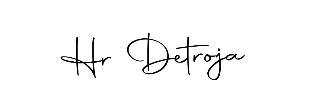 Make a beautiful signature design for name Hr Detroja. With this signature (Autography-DOLnW) style, you can create a handwritten signature for free. Hr Detroja signature style 10 images and pictures png