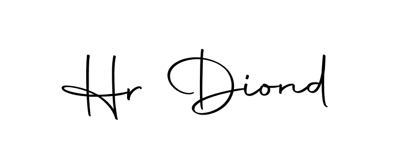 Make a beautiful signature design for name Hr Diond. Use this online signature maker to create a handwritten signature for free. Hr Diond signature style 10 images and pictures png