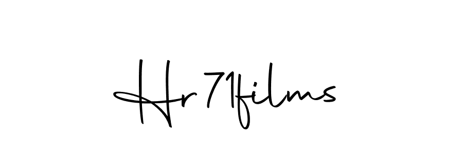 Hr71films stylish signature style. Best Handwritten Sign (Autography-DOLnW) for my name. Handwritten Signature Collection Ideas for my name Hr71films. Hr71films signature style 10 images and pictures png