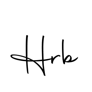 Make a beautiful signature design for name Hrb. With this signature (Autography-DOLnW) style, you can create a handwritten signature for free. Hrb signature style 10 images and pictures png