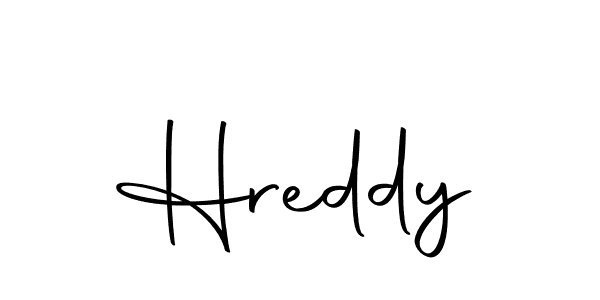 Make a beautiful signature design for name Hreddy. With this signature (Autography-DOLnW) style, you can create a handwritten signature for free. Hreddy signature style 10 images and pictures png