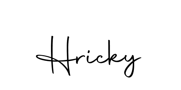 Similarly Autography-DOLnW is the best handwritten signature design. Signature creator online .You can use it as an online autograph creator for name Hricky. Hricky signature style 10 images and pictures png