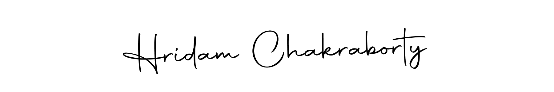 Make a short Hridam Chakraborty signature style. Manage your documents anywhere anytime using Autography-DOLnW. Create and add eSignatures, submit forms, share and send files easily. Hridam Chakraborty signature style 10 images and pictures png