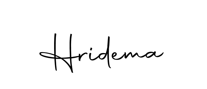 Make a beautiful signature design for name Hridema. With this signature (Autography-DOLnW) style, you can create a handwritten signature for free. Hridema signature style 10 images and pictures png