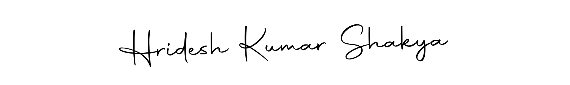 How to make Hridesh Kumar Shakya name signature. Use Autography-DOLnW style for creating short signs online. This is the latest handwritten sign. Hridesh Kumar Shakya signature style 10 images and pictures png