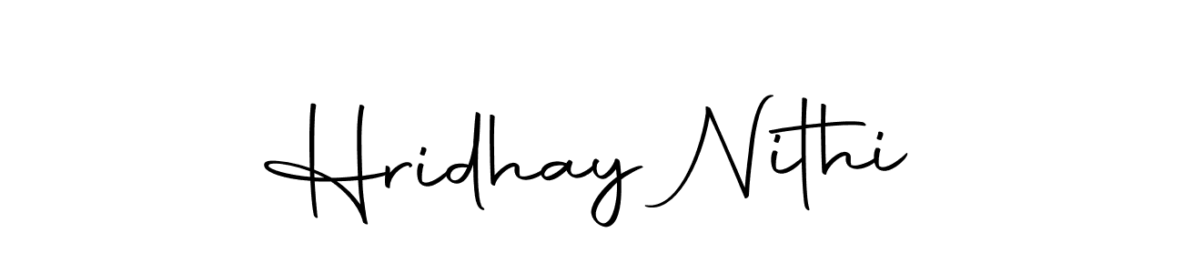 Create a beautiful signature design for name Hridhay Nithi. With this signature (Autography-DOLnW) fonts, you can make a handwritten signature for free. Hridhay Nithi signature style 10 images and pictures png