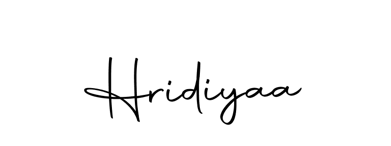 Hridiyaa stylish signature style. Best Handwritten Sign (Autography-DOLnW) for my name. Handwritten Signature Collection Ideas for my name Hridiyaa. Hridiyaa signature style 10 images and pictures png