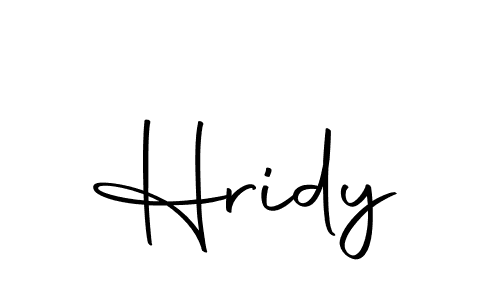 Use a signature maker to create a handwritten signature online. With this signature software, you can design (Autography-DOLnW) your own signature for name Hridy. Hridy signature style 10 images and pictures png