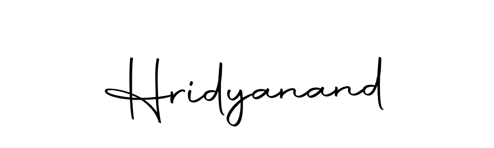 Make a beautiful signature design for name Hridyanand. With this signature (Autography-DOLnW) style, you can create a handwritten signature for free. Hridyanand signature style 10 images and pictures png