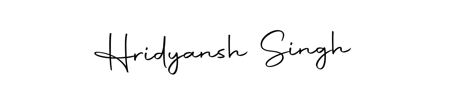 Make a beautiful signature design for name Hridyansh Singh. Use this online signature maker to create a handwritten signature for free. Hridyansh Singh signature style 10 images and pictures png