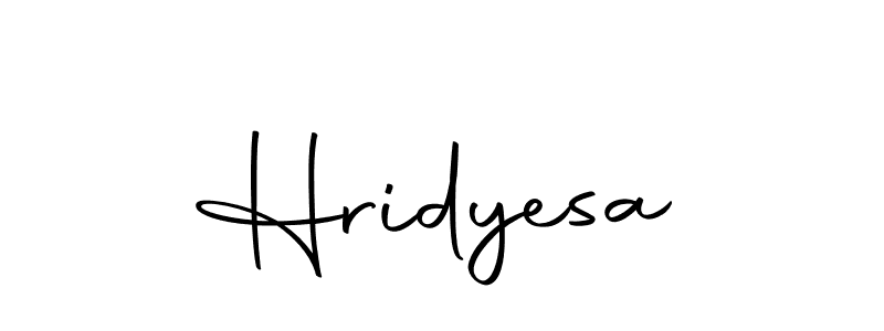 Make a beautiful signature design for name Hridyesa. With this signature (Autography-DOLnW) style, you can create a handwritten signature for free. Hridyesa signature style 10 images and pictures png