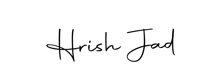 if you are searching for the best signature style for your name Hrish Jad. so please give up your signature search. here we have designed multiple signature styles  using Autography-DOLnW. Hrish Jad signature style 10 images and pictures png
