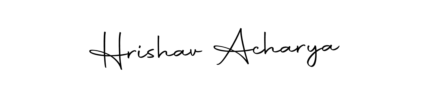 Also You can easily find your signature by using the search form. We will create Hrishav Acharya name handwritten signature images for you free of cost using Autography-DOLnW sign style. Hrishav Acharya signature style 10 images and pictures png