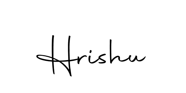 Design your own signature with our free online signature maker. With this signature software, you can create a handwritten (Autography-DOLnW) signature for name Hrishu. Hrishu signature style 10 images and pictures png