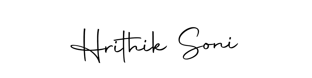 Make a beautiful signature design for name Hrithik Soni. With this signature (Autography-DOLnW) style, you can create a handwritten signature for free. Hrithik Soni signature style 10 images and pictures png