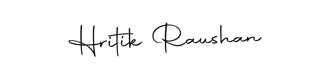 Use a signature maker to create a handwritten signature online. With this signature software, you can design (Autography-DOLnW) your own signature for name Hritik Raushan. Hritik Raushan signature style 10 images and pictures png