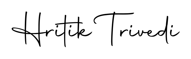 How to make Hritik Trivedi name signature. Use Autography-DOLnW style for creating short signs online. This is the latest handwritten sign. Hritik Trivedi signature style 10 images and pictures png