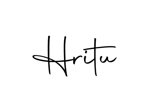 How to make Hritu signature? Autography-DOLnW is a professional autograph style. Create handwritten signature for Hritu name. Hritu signature style 10 images and pictures png