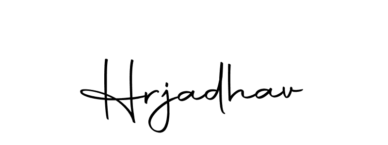 if you are searching for the best signature style for your name Hrjadhav. so please give up your signature search. here we have designed multiple signature styles  using Autography-DOLnW. Hrjadhav signature style 10 images and pictures png