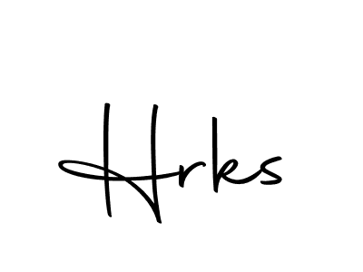 Design your own signature with our free online signature maker. With this signature software, you can create a handwritten (Autography-DOLnW) signature for name Hrks. Hrks signature style 10 images and pictures png
