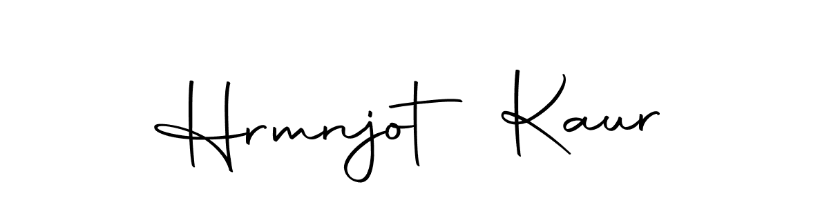 Make a beautiful signature design for name Hrmnjot Kaur. With this signature (Autography-DOLnW) style, you can create a handwritten signature for free. Hrmnjot Kaur signature style 10 images and pictures png