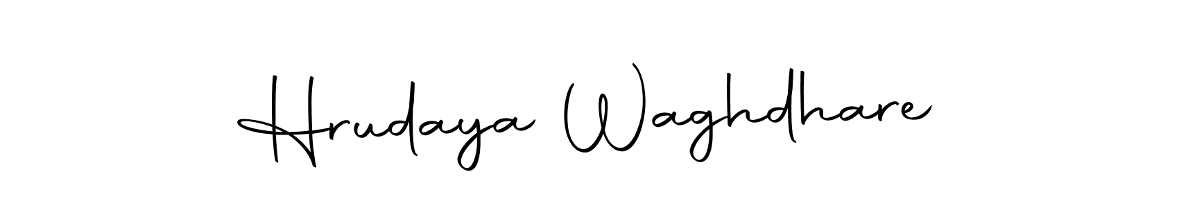 How to make Hrudaya Waghdhare signature? Autography-DOLnW is a professional autograph style. Create handwritten signature for Hrudaya Waghdhare name. Hrudaya Waghdhare signature style 10 images and pictures png