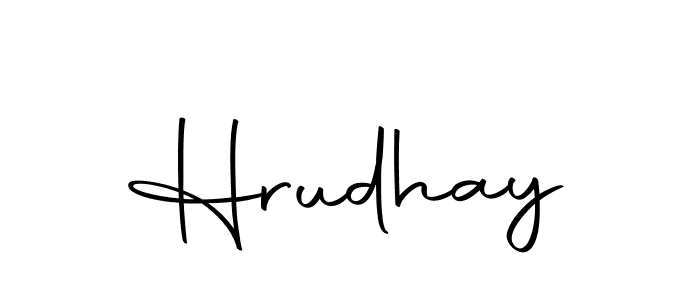 Similarly Autography-DOLnW is the best handwritten signature design. Signature creator online .You can use it as an online autograph creator for name Hrudhay. Hrudhay signature style 10 images and pictures png
