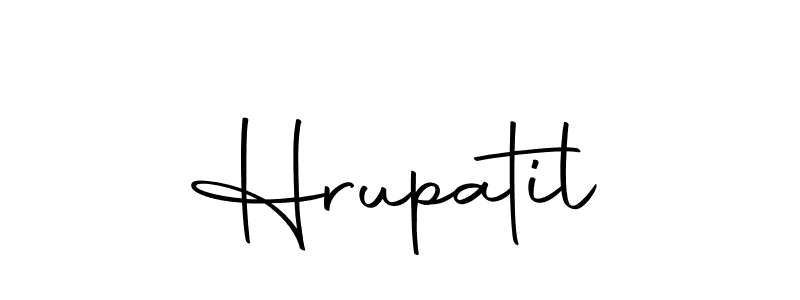 You should practise on your own different ways (Autography-DOLnW) to write your name (Hrupatil) in signature. don't let someone else do it for you. Hrupatil signature style 10 images and pictures png