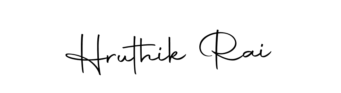 Design your own signature with our free online signature maker. With this signature software, you can create a handwritten (Autography-DOLnW) signature for name Hruthik Rai. Hruthik Rai signature style 10 images and pictures png