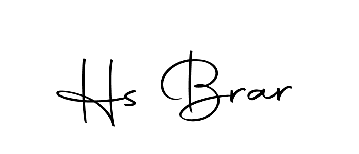 Use a signature maker to create a handwritten signature online. With this signature software, you can design (Autography-DOLnW) your own signature for name Hs Brar. Hs Brar signature style 10 images and pictures png