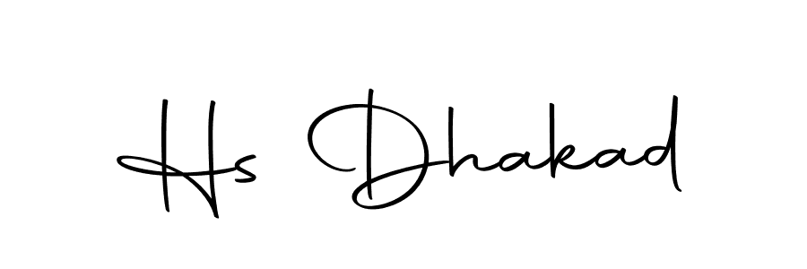 Similarly Autography-DOLnW is the best handwritten signature design. Signature creator online .You can use it as an online autograph creator for name Hs Dhakad. Hs Dhakad signature style 10 images and pictures png