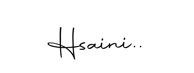 It looks lik you need a new signature style for name Hsaini... Design unique handwritten (Autography-DOLnW) signature with our free signature maker in just a few clicks. Hsaini.. signature style 10 images and pictures png