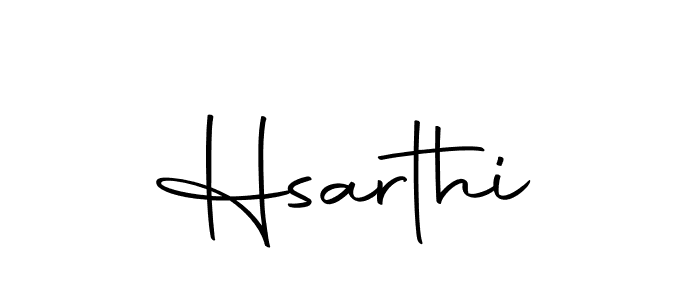 Design your own signature with our free online signature maker. With this signature software, you can create a handwritten (Autography-DOLnW) signature for name Hsarthi. Hsarthi signature style 10 images and pictures png