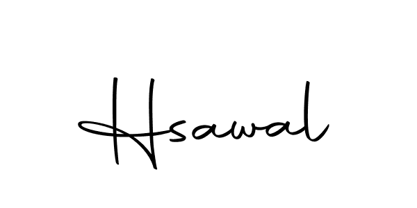 Make a beautiful signature design for name Hsawal. With this signature (Autography-DOLnW) style, you can create a handwritten signature for free. Hsawal signature style 10 images and pictures png
