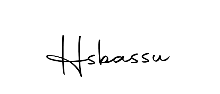 Make a beautiful signature design for name Hsbassu. With this signature (Autography-DOLnW) style, you can create a handwritten signature for free. Hsbassu signature style 10 images and pictures png