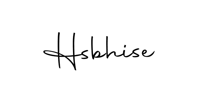 Make a beautiful signature design for name Hsbhise. With this signature (Autography-DOLnW) style, you can create a handwritten signature for free. Hsbhise signature style 10 images and pictures png