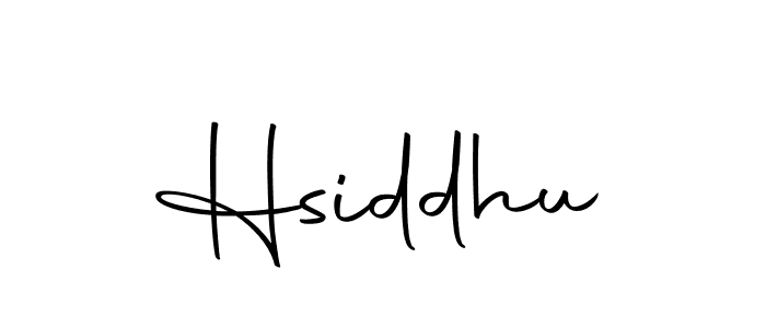 Create a beautiful signature design for name Hsiddhu. With this signature (Autography-DOLnW) fonts, you can make a handwritten signature for free. Hsiddhu signature style 10 images and pictures png