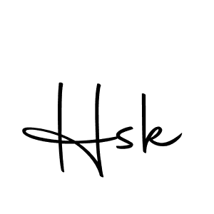 You should practise on your own different ways (Autography-DOLnW) to write your name (Hsk) in signature. don't let someone else do it for you. Hsk signature style 10 images and pictures png