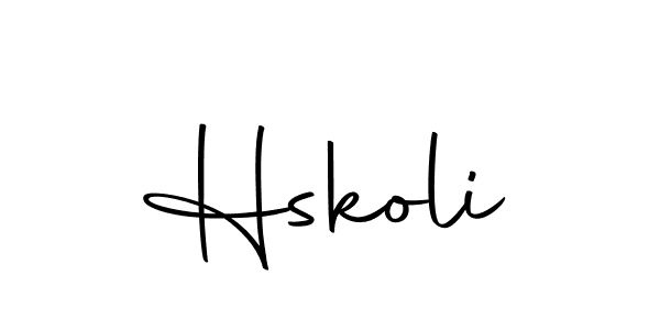 if you are searching for the best signature style for your name Hskoli. so please give up your signature search. here we have designed multiple signature styles  using Autography-DOLnW. Hskoli signature style 10 images and pictures png