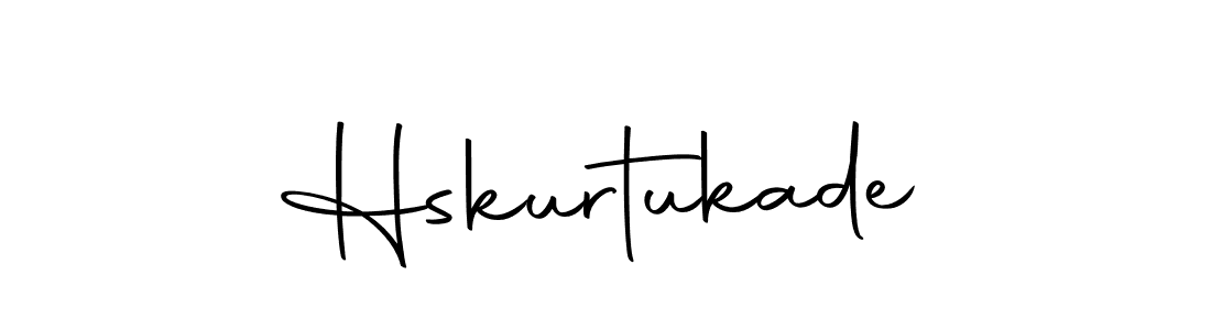 How to make Hskurtukade name signature. Use Autography-DOLnW style for creating short signs online. This is the latest handwritten sign. Hskurtukade signature style 10 images and pictures png