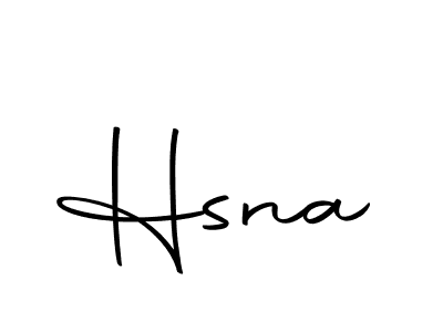 Make a beautiful signature design for name Hsna. With this signature (Autography-DOLnW) style, you can create a handwritten signature for free. Hsna signature style 10 images and pictures png