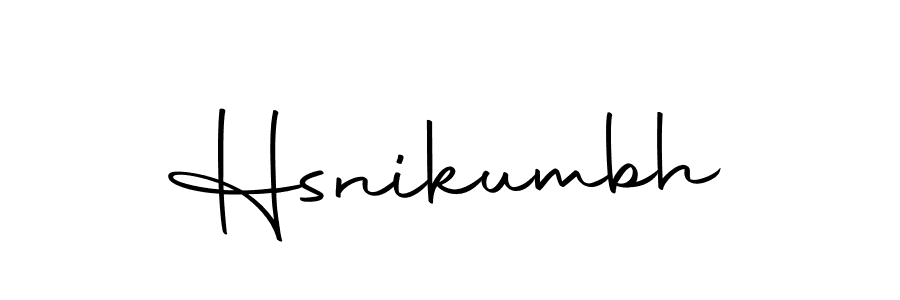 if you are searching for the best signature style for your name Hsnikumbh. so please give up your signature search. here we have designed multiple signature styles  using Autography-DOLnW. Hsnikumbh signature style 10 images and pictures png
