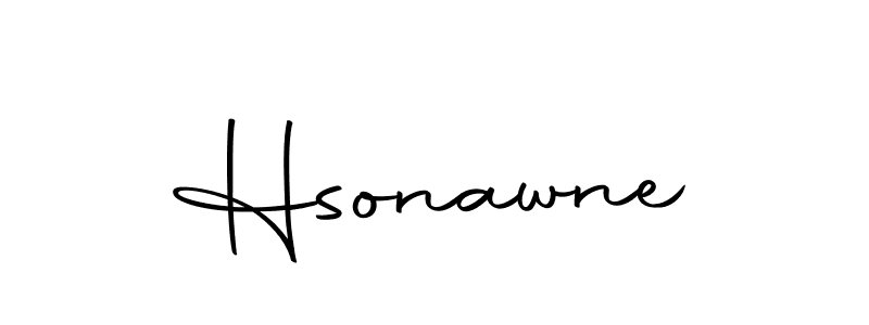 Make a beautiful signature design for name Hsonawne. With this signature (Autography-DOLnW) style, you can create a handwritten signature for free. Hsonawne signature style 10 images and pictures png