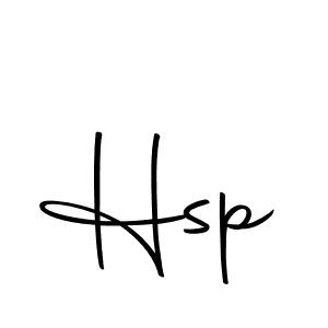 You should practise on your own different ways (Autography-DOLnW) to write your name (Hsp) in signature. don't let someone else do it for you. Hsp signature style 10 images and pictures png