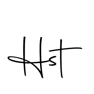 How to make Hst signature? Autography-DOLnW is a professional autograph style. Create handwritten signature for Hst name. Hst signature style 10 images and pictures png